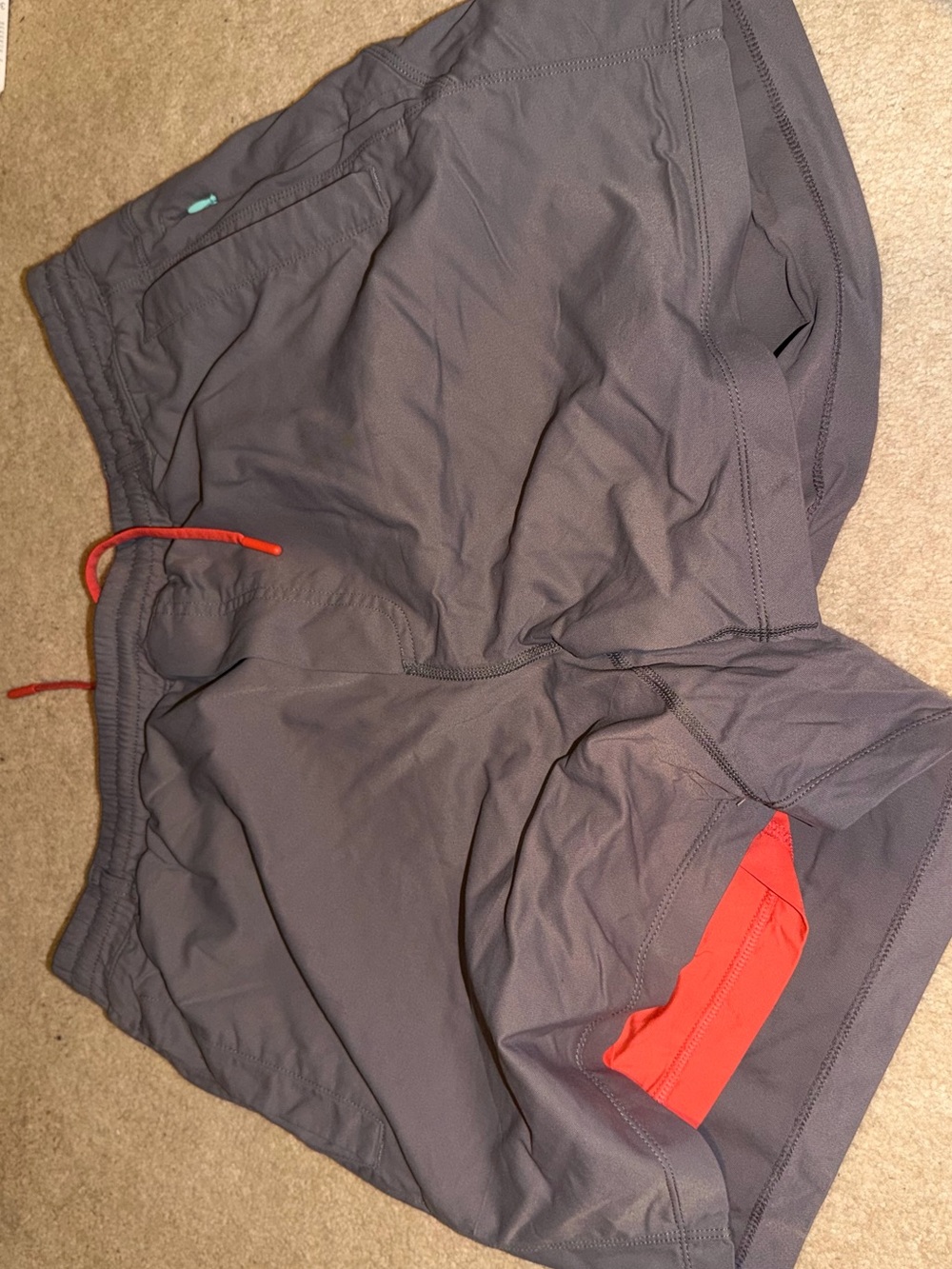 Birddogs Red Athletic Shorts with Inner Waistband Detail
